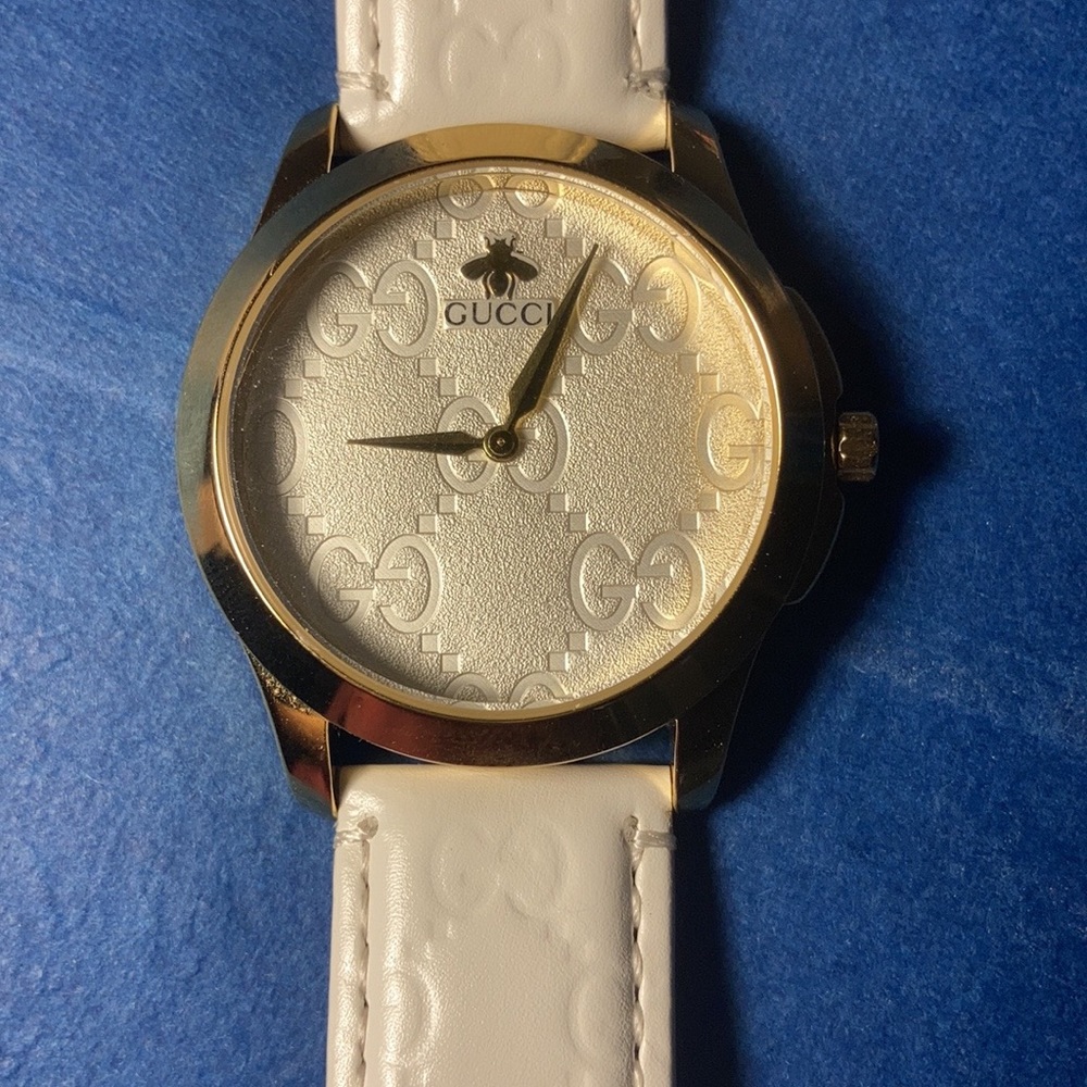 Women quartz watch leather strap